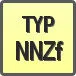Piktogram - Typ: NNZf